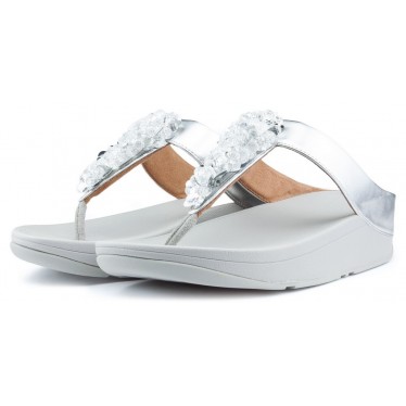 FITFLOP SEQUIN TOE THONGS Sandalen  SILVER