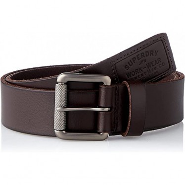 SUPERDRY RIEM M9210091A VINTAGE BADGEMAN  BROWN