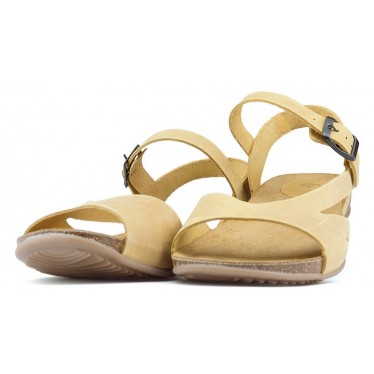 INTERBIOS sandalen comfortabele gesp 2019  MOSTAZA