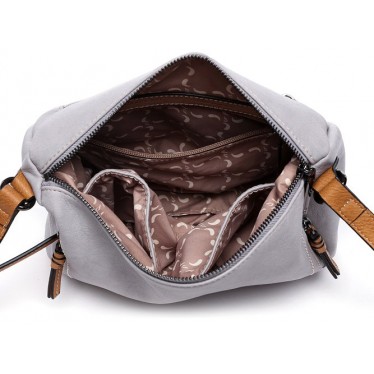 ABBACINO SCHOUDERTAS MET KWASTJE 80569  GRIS