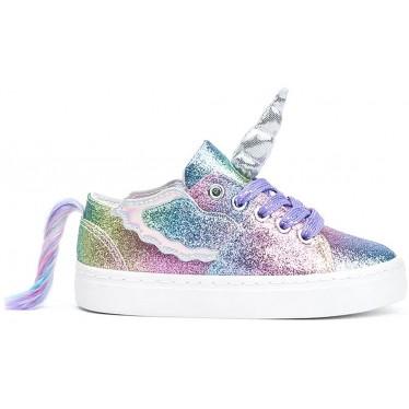 GLITTER EENHOORN CONGUTO SNEAKERS 30212  MULTICOLOR