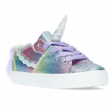 GLITTER EENHOORN CONGUTO SNEAKERS 30212  MULTICOLOR