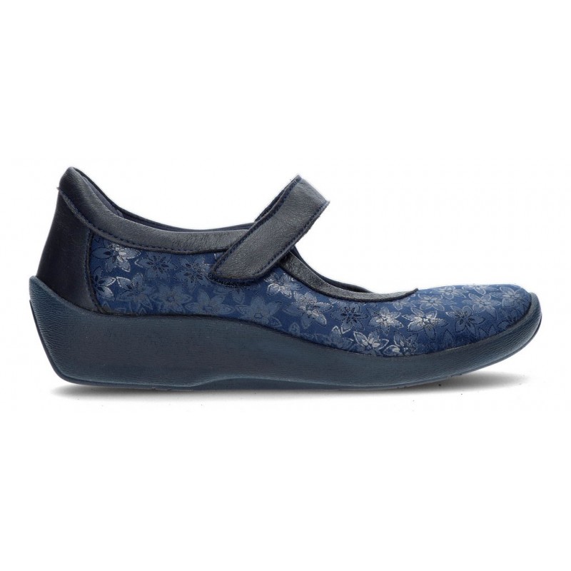 ARCOPEDICO ELASTISCHE MANOLETINAS 4073  NAVY