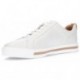 CLARKS SCHOENEN EN MAUI KANT MET SPECIALE BREEDTE  BLANCO