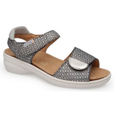 SANDAL MET VERSE STIJL CALZAMEDI  NEGRO_BLANCO