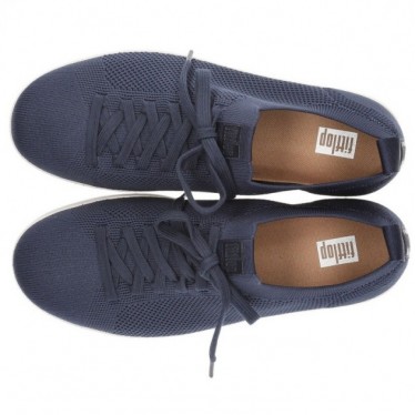 FITFLOP RALLY MULTI-GEBREIDE SNEAKERS  NAVY