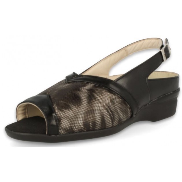 LUGANO BREDE VOETEN DTORRES SANDALEN NEGRO_01 LUGANO BREDE VOETEN DTORRES SANDALEN NEGRO_01