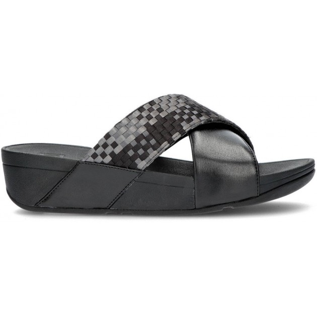 FITFLOP SANDALEN LULU SILKY WEAVE  BLACK