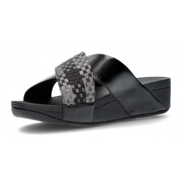 FITFLOP SANDALEN LULU SILKY WEAVE  BLACK