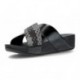 FITFLOP SANDALEN LULU SILKY WEAVE  BLACK