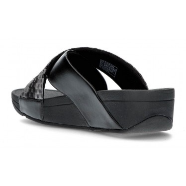 FITFLOP SANDALEN LULU SILKY WEAVE  BLACK