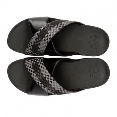 FITFLOP SANDALEN LULU SILKY WEAVE  BLACK