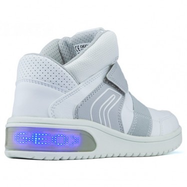 Booties Lights GEOX JR XLED BOY  WHITE