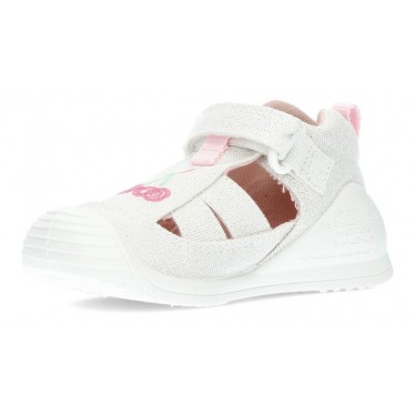 BIOMECANICS CANVAS SANDALEN BABY 212213  BLANCO