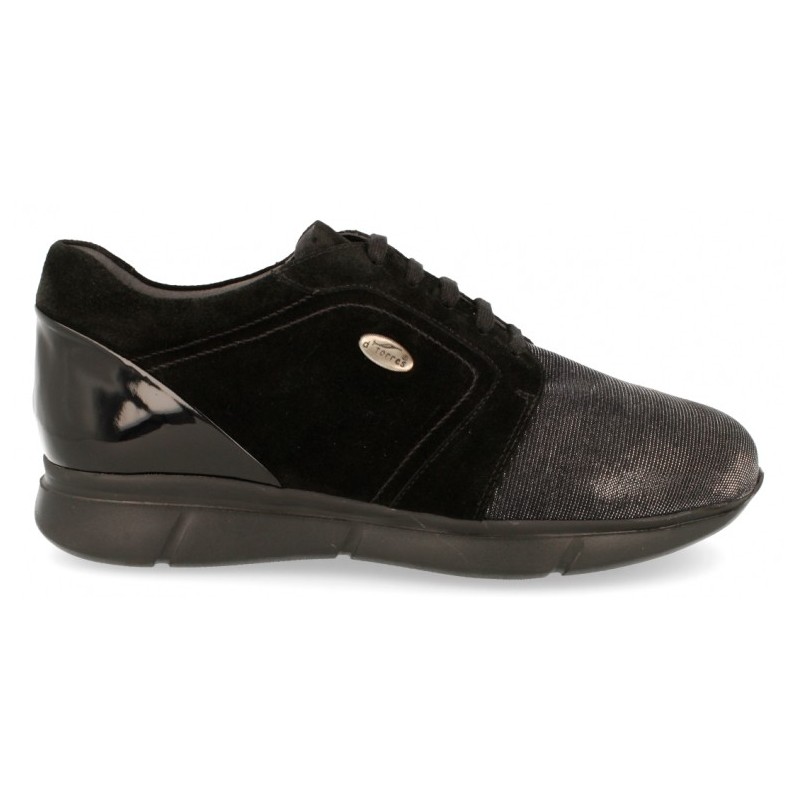 ZAPATILLAS DTORRES BIMBA CORDONES W  NEGRO_01