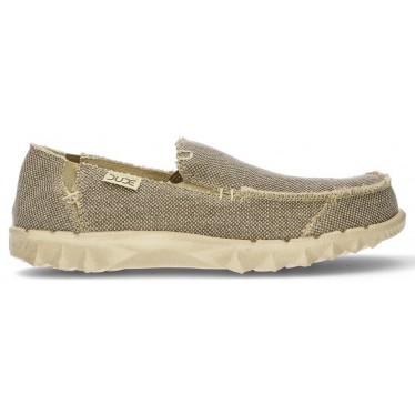 DUDE FARTY BRAIDED M loafers  BEIGE