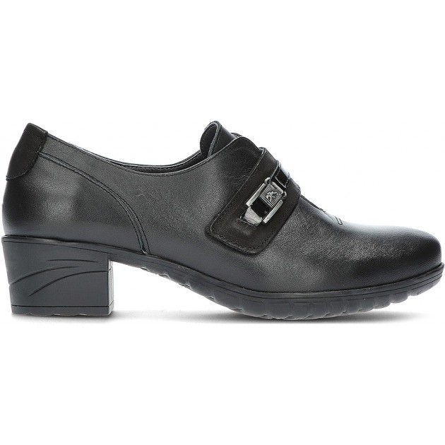 SCHOENEN MET PLUIZIGE HAK SUIKER F0587 NEGRO SCHOENEN MET PLUIZIGE HAK SUIKER F0587 NEGRO
