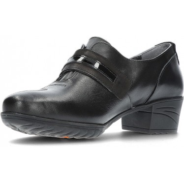 SCHOENEN MET PLUIZIGE HAK SUIKER F0587  NEGRO