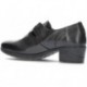 SCHOENEN MET PLUIZIGE HAK SUIKER F0587  NEGRO