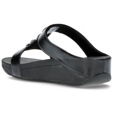 FITFLOP FIJNE SANDALEN SPARKLE SLIDES  BLACK