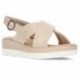 CLARKS CLARA COVE SANDALEN  SAND