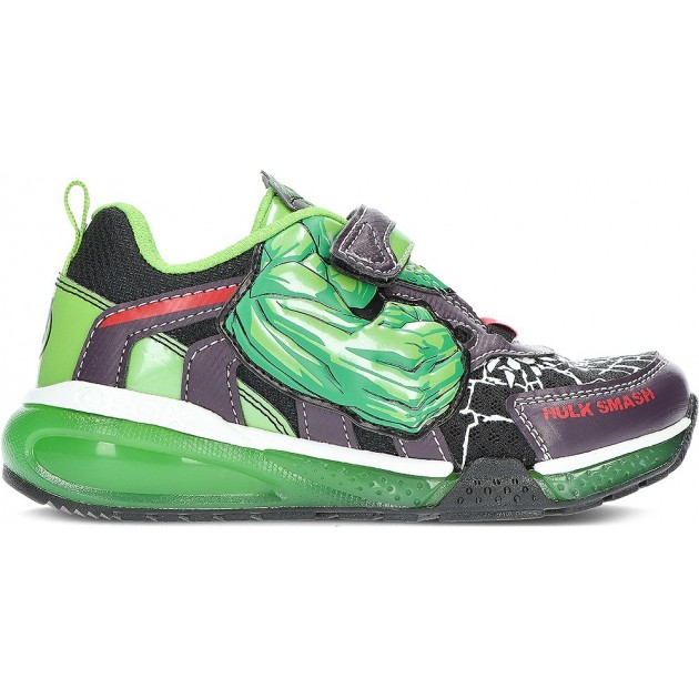 SNEAKERS GEOX HULK J35FEB AVENGERS  GREEN