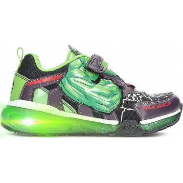 SNEAKERS GEOX HULK J35FEB AVENGERS  GREEN