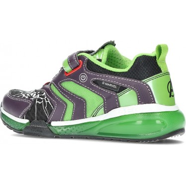 SNEAKERS GEOX HULK J35FEB AVENGERS  GREEN