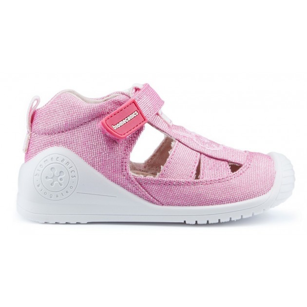 Sandalen BIOMECANICS CANVAS BABY ANAIS FUCSIA Sandalen BIOMECANICS CANVAS BABY ANAIS FUCSIA
