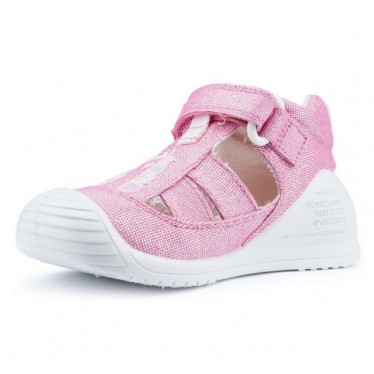 Sandalen BIOMECANICS CANVAS BABY ANAIS  FUCSIA