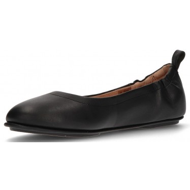 LEREN BALLERINAS VAN FITFLOP ALLEGRO  NEGRO