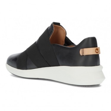 CLARKS UN RIO STRAP SNEAKERS  BLACK