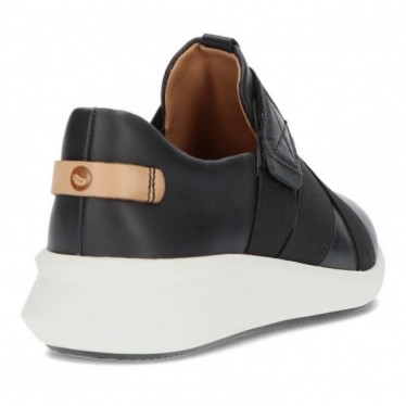 CLARKS UN RIO STRAP SNEAKERS  BLACK