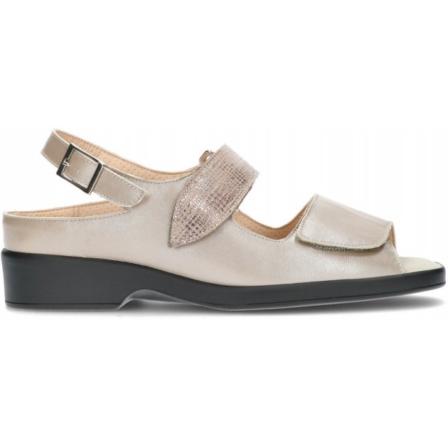 DTORRES ANIA19 ANATOMISCHE SANDAAL MET VELCRO TOSTADO DTORRES ANIA19 ANATOMISCHE SANDAAL MET VELCRO TOSTADO