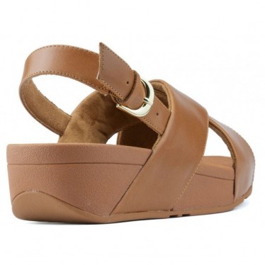 SANDALEN FITFLOP LULU CROSS ACHTERBAND K03  CARAMEL