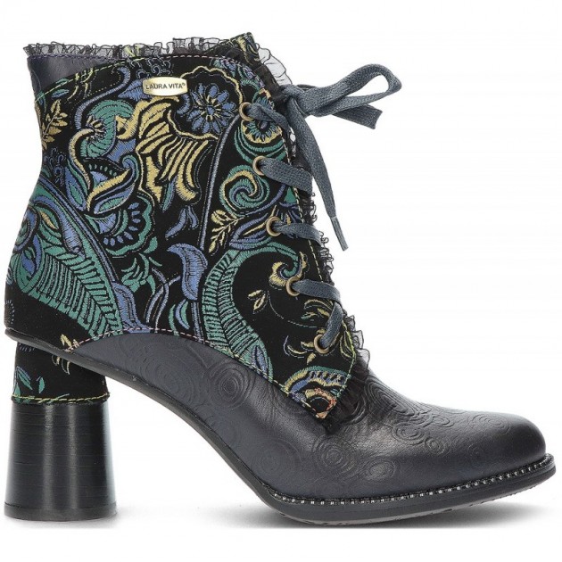 LAURA VITA GUCSTOO ENKELLAARSJES BLACK_BLUE LAURA VITA GUCSTOO ENKELLAARSJES BLACK_BLUE