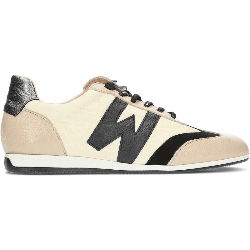 SNEAKERS WONDERS BRIT NYLON A-2705  SAND