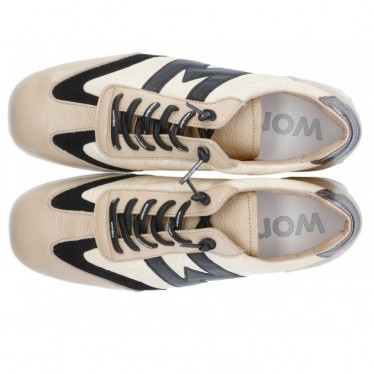 SNEAKERS WONDERS BRIT NYLON A-2705  SAND