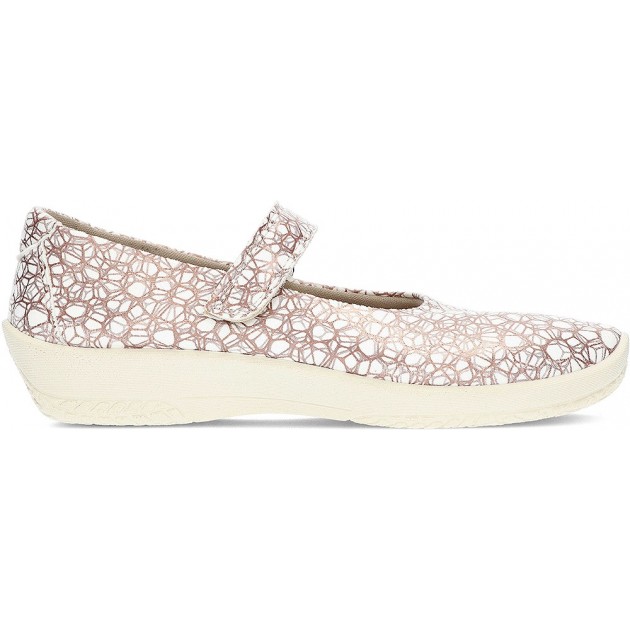 ARCOPEDISCHE ELASTISCHE BALLERINA'S 4043 WHITE ARCOPEDISCHE ELASTISCHE BALLERINA'S 4043 WHITE
