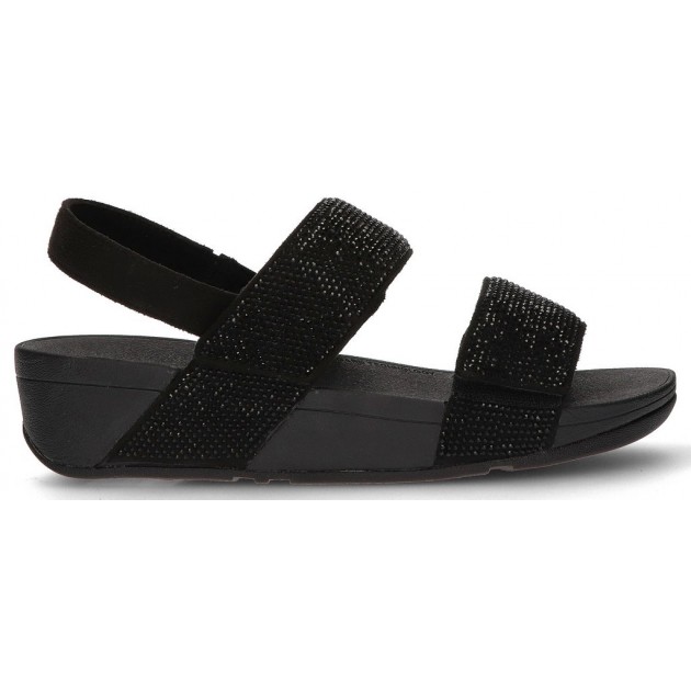 FITFLOP MINA CRYSTAL BACK STRAP sandalen NEGRO FITFLOP MINA CRYSTAL BACK STRAP sandalen NEGRO
