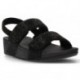 FITFLOP MINA CRYSTAL BACK STRAP sandalen  NEGRO