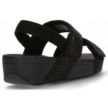 FITFLOP MINA CRYSTAL BACK STRAP sandalen  NEGRO