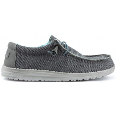 DUDE WALLY SOX M SCHOENEN  CHARCOAL