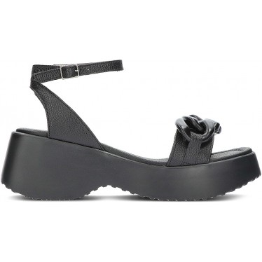 SANDALEN WONDERS WILD D-9703  BLACK