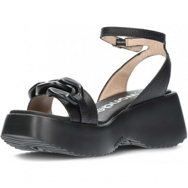 SANDALEN WONDERS WILD D-9703  BLACK