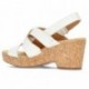 CLARKS GISELLE SANDAL  WHITE