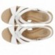 CLARKS GISELLE SANDAL  WHITE