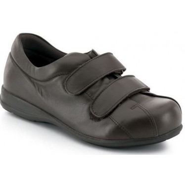 SCHOENEN CALZAMEDI VELCRO UNISEX PIE DIABETICO  MARRON