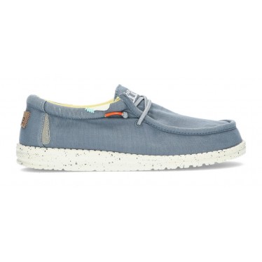 SCHOENEN DUDE WALLY WASHED 1115  BLUE_STONE