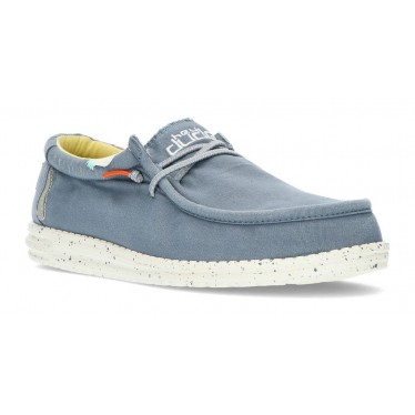 SCHOENEN DUDE WALLY WASHED 1115  BLUE_STONE